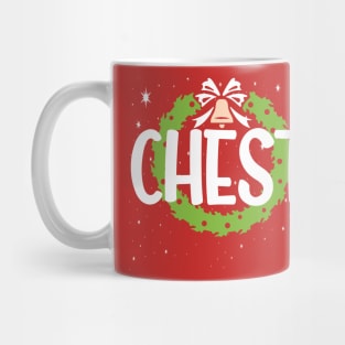 Chest Nuts Couple Christmas funny gift Mug